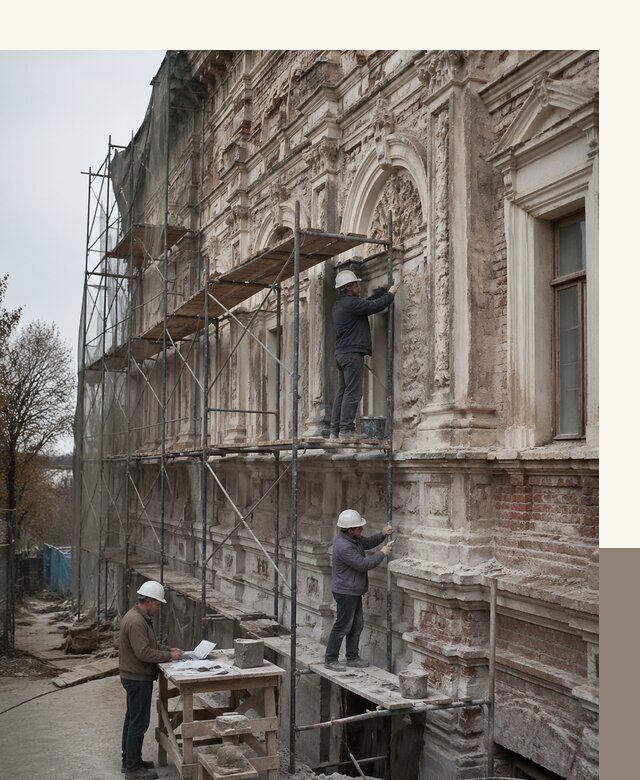 Реставрация объектов культурного наследия под ключ в Кургане
